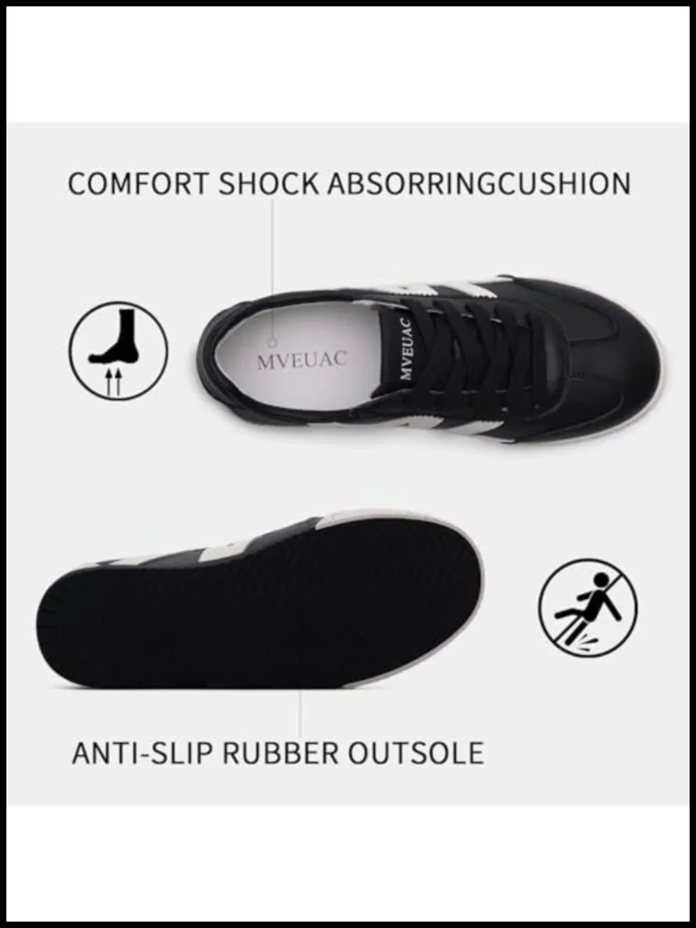 Split Cow Leather Fashion Sneakers - Breathable, Non-Slip, Lace-Up Walking Shoes